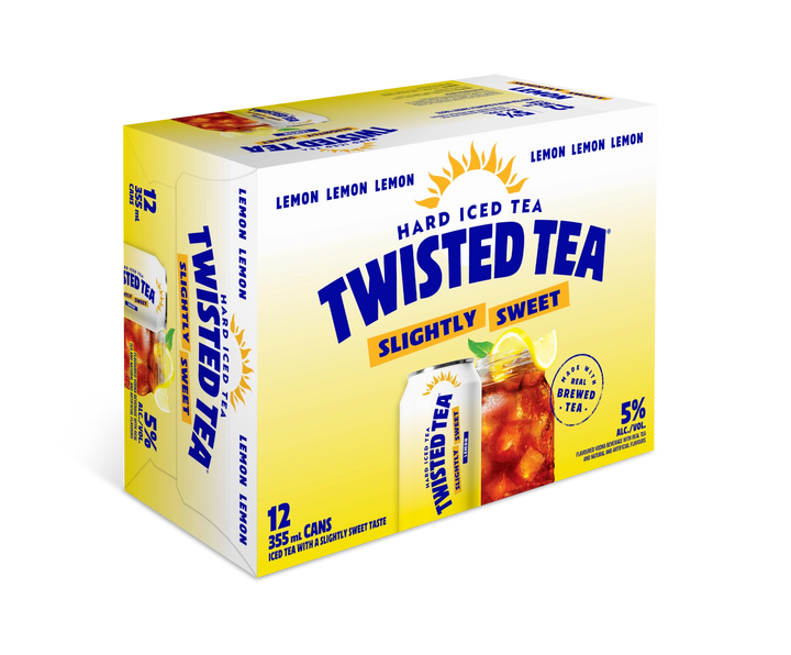 12C TWISTED TEA SLIGHTLY SWEET 12X355ML