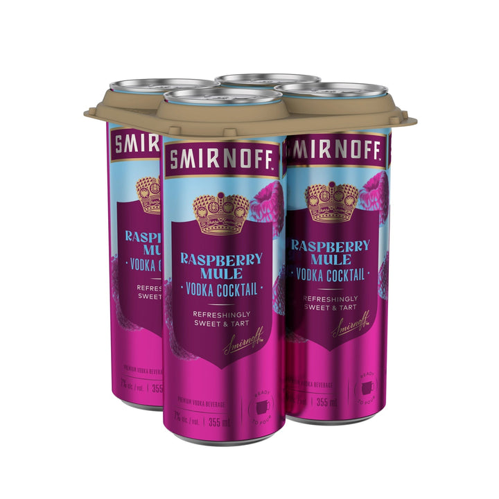 4C SMIRNOFF PASSION FRUIT VODKA COCKTAIL 4X355ML
