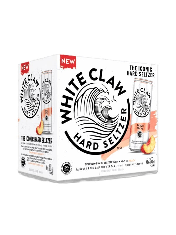 6C WHITE CLAW PEACH 6X355ML