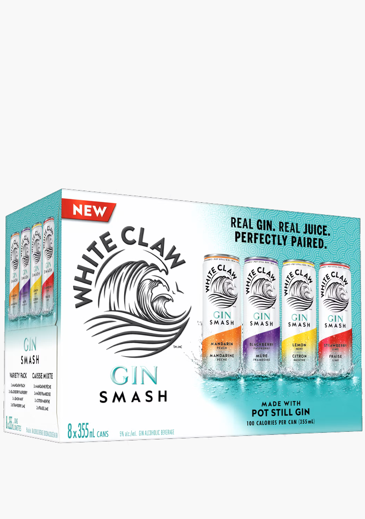 8C WHITE CLAW GIN SMASH 8X355ML