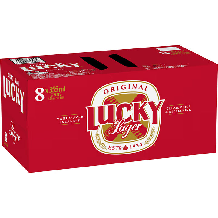 8C LUCKY LAGER 8X355ML - 8C LUCKY LAGER 8X355ML