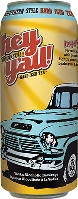 1C HEY Y'ALL HARD ICED TEA TALL CAN 1X548ML - 1C HEY Y'ALL HARD ICED TEA TALL CAN 1X548ML