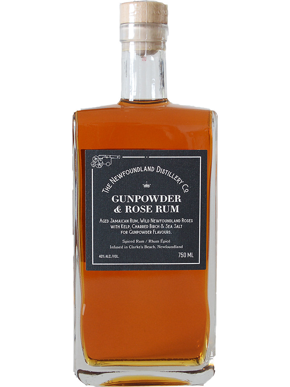 NEWFOUNDLAND DISTILLERY GUNPOWDER RUM G 750ML