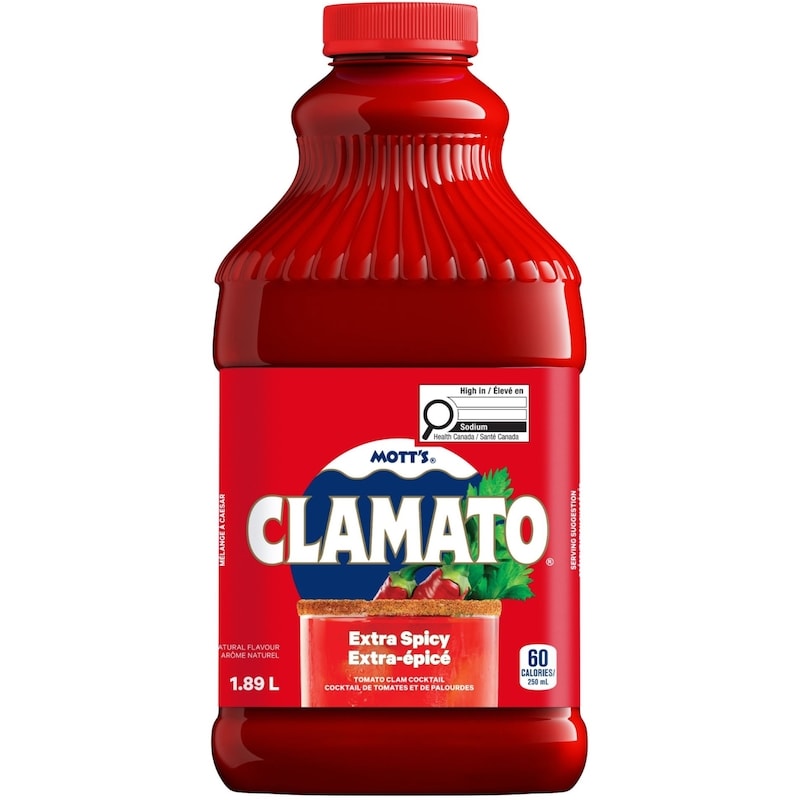 MOTT'S CLAMATO EXTRA SPICY P 1.89L
