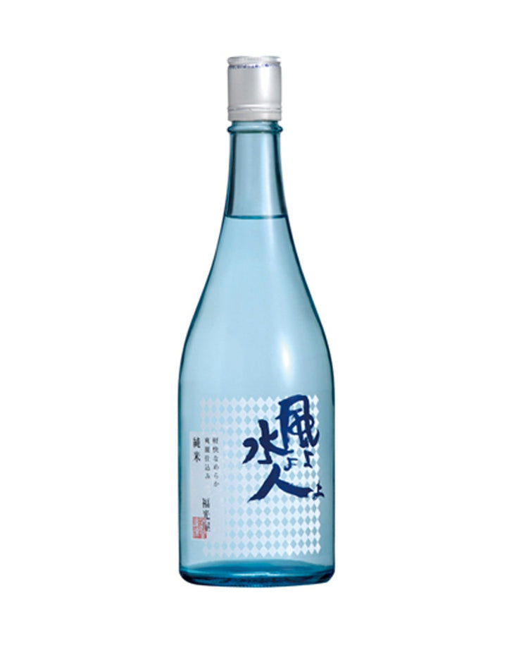Fukumitsuya Kazeyo-Mizuyo-Hitoyo 'Wind Water Man' Junmai Sake - 720 ml