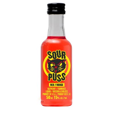 SOUR PUSS RASPBERRY LIQUOR 50ML - SOUR PUSS RASPBERRY LIQUOR 50ML