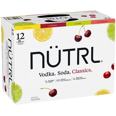 12C NUTRI VODKA 12X355ML