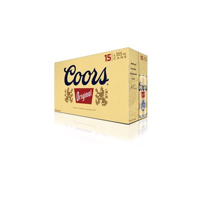 15C COORS ORIGINAL 15X355ML