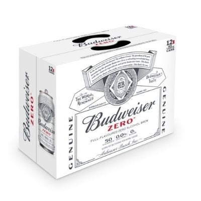 12C BUDWEISER ZERO 12X355ML