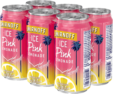 6C SMIRNOFF ICE PINK LEMONADE 6X355ML