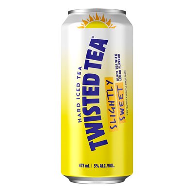 1C TWISTED TEA SLIGHTLY SWEET 1X473ML