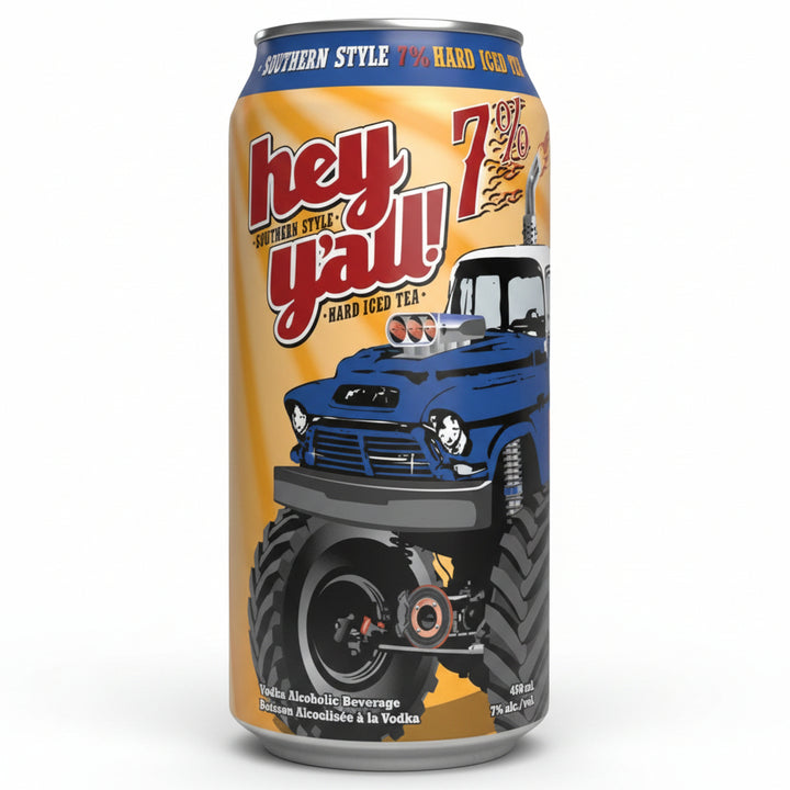 1C HEY Y'ALL 7% ICED TEA TALL CAN 1X458ML
