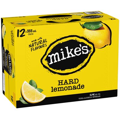 12C MIKE'S HARD LEMON NM 12X355ML - 12C MIKE'S HARD LEMON NM 12X355ML