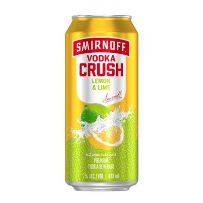 1C SMIRNOFF CRUSH LEMON LIME 1x473ml