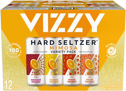 12C VIZZY MIMOSA VARIETY PACK 12X355ML