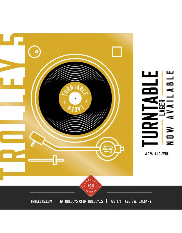 Trolley 5 Turntable Lager - 20 Litre Keg