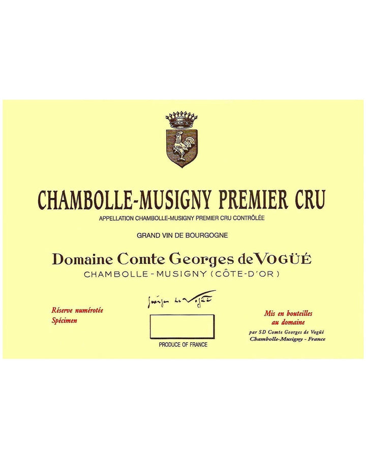 Domaine Comte Georges de Vogue Chambolle Musigny Premier Cru 2023