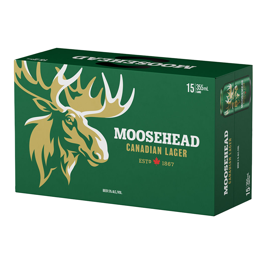 15C MOOSEHEAD LAGER 15x355ML