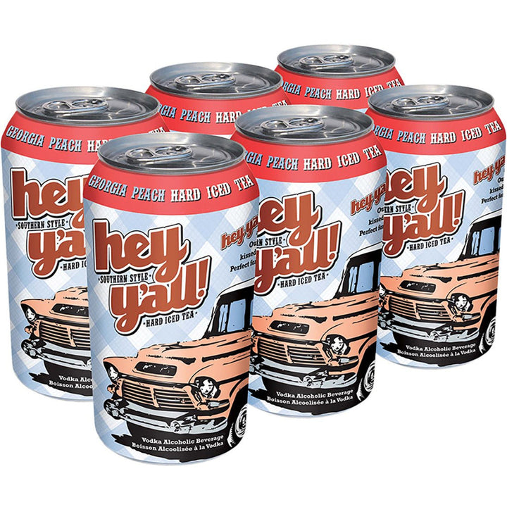 6C HEY Y'ALL GEORGIA PEACH HARD ICED TEA