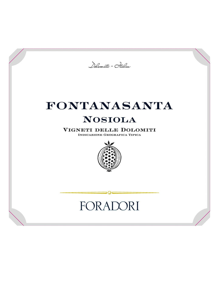 Foradori Fontanasanta Nosiola Vigneti delle Dolomiti 2018