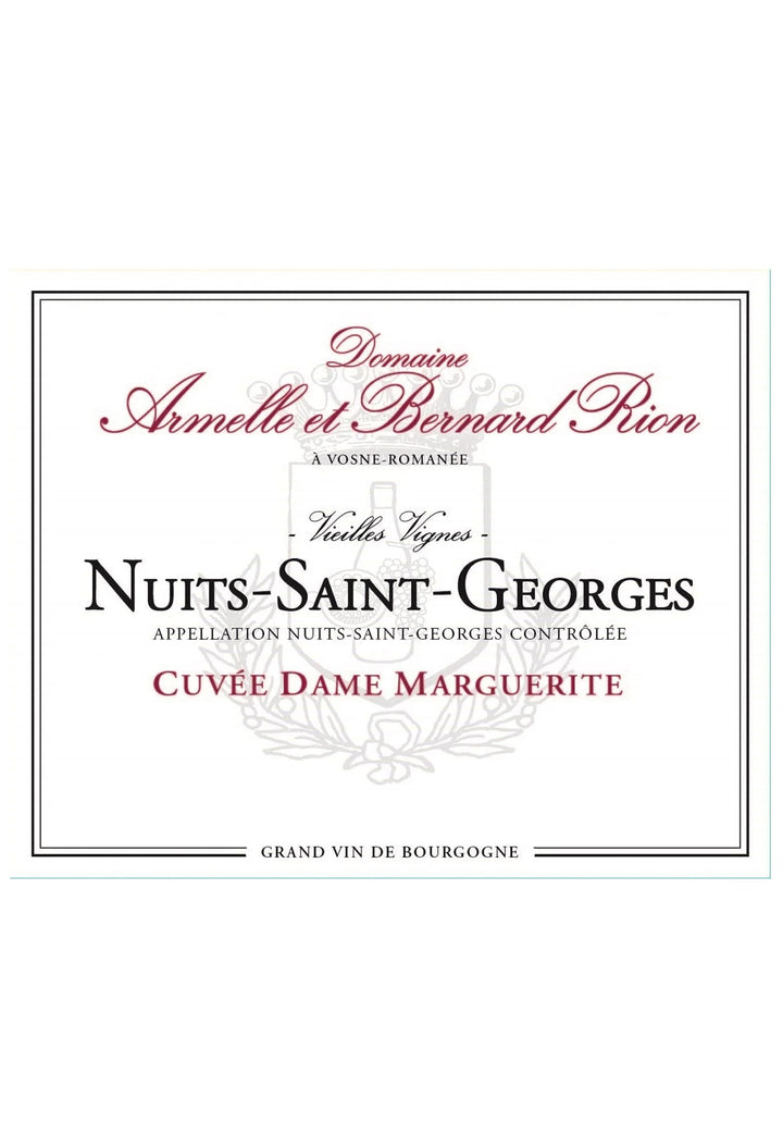 Domaine Armelle et Bernard Rion Nuits Saint Georges 'Cuvee Dame Marguerite' 2019