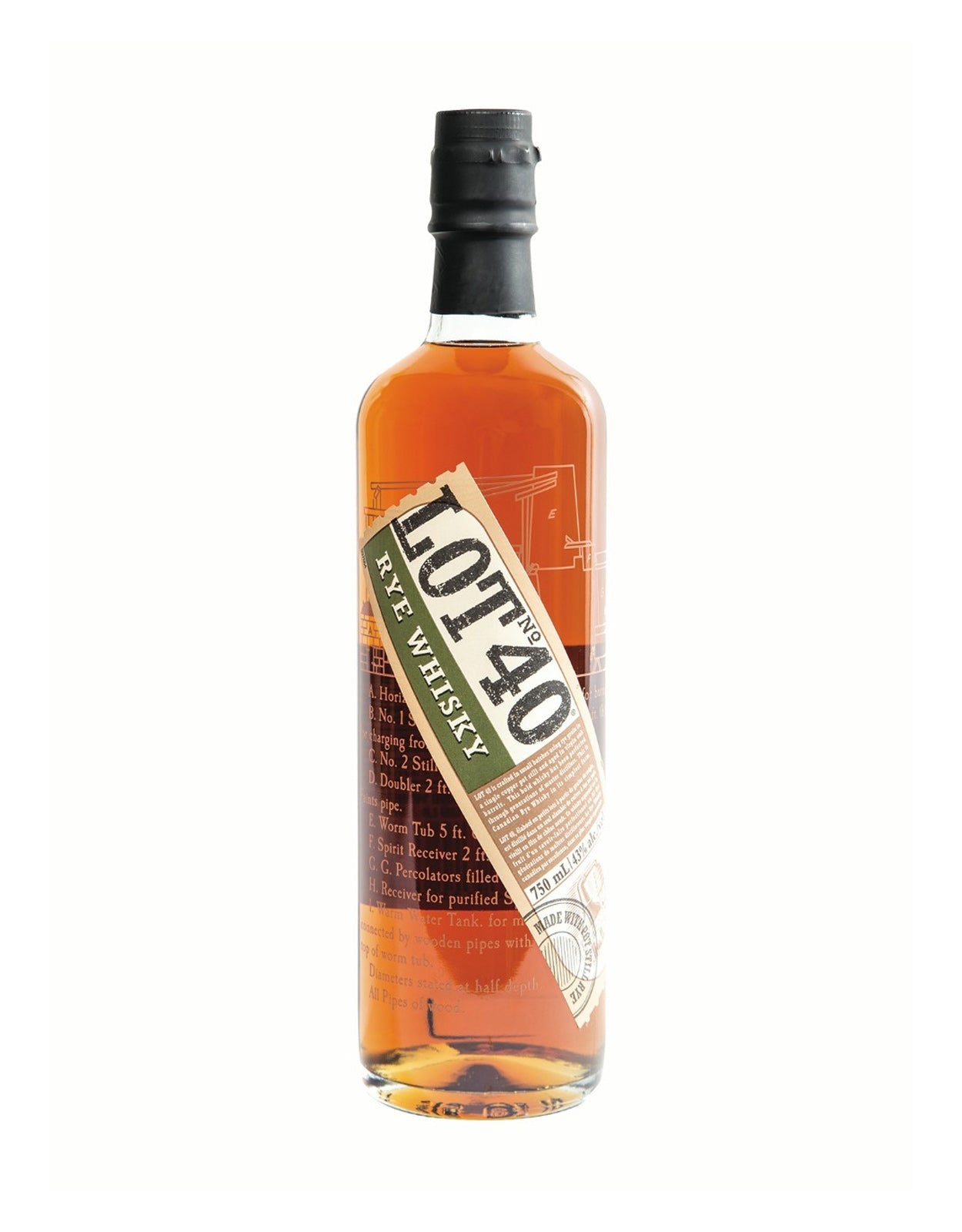 Lot 40 Copper Pot Still Rye Whisky