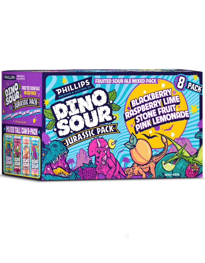 Phillips Dinosour Jurassic Mix Pack 473 ml - 8 Cans