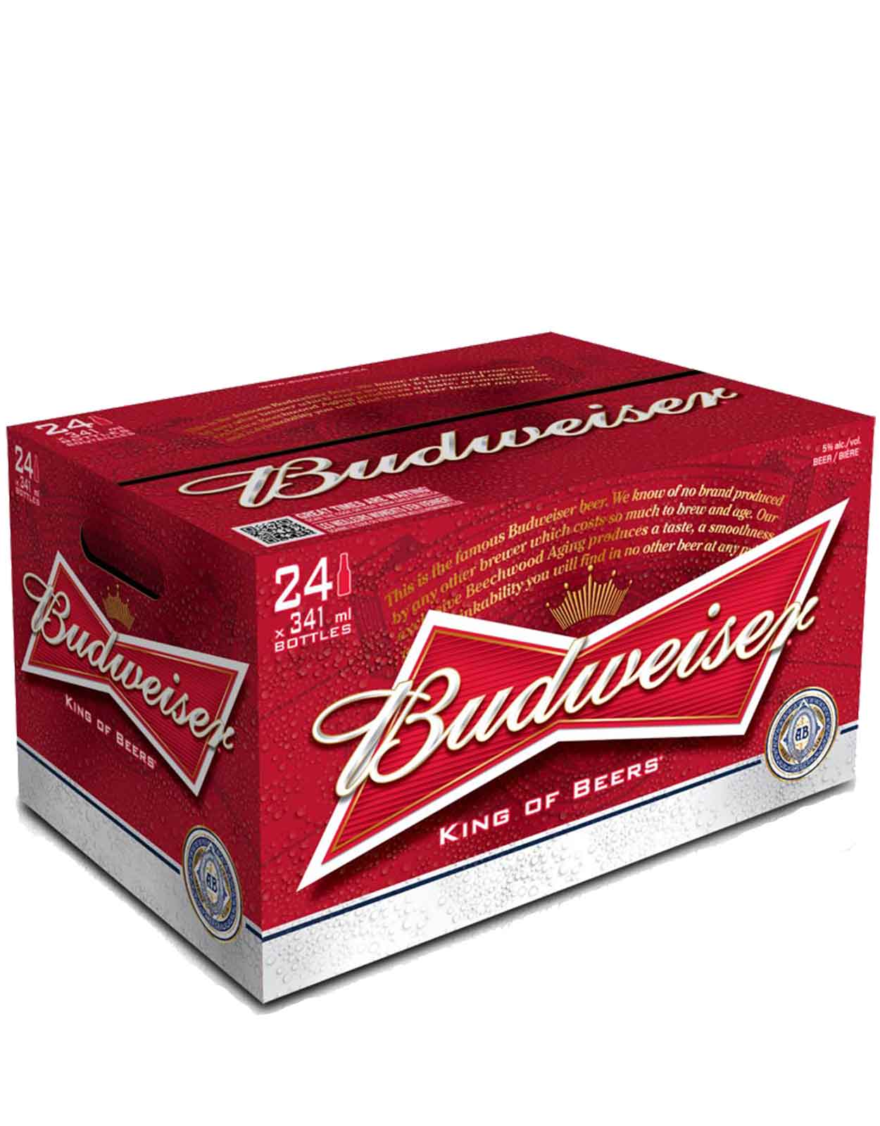 Budweiser 341 ml - 24 bottles