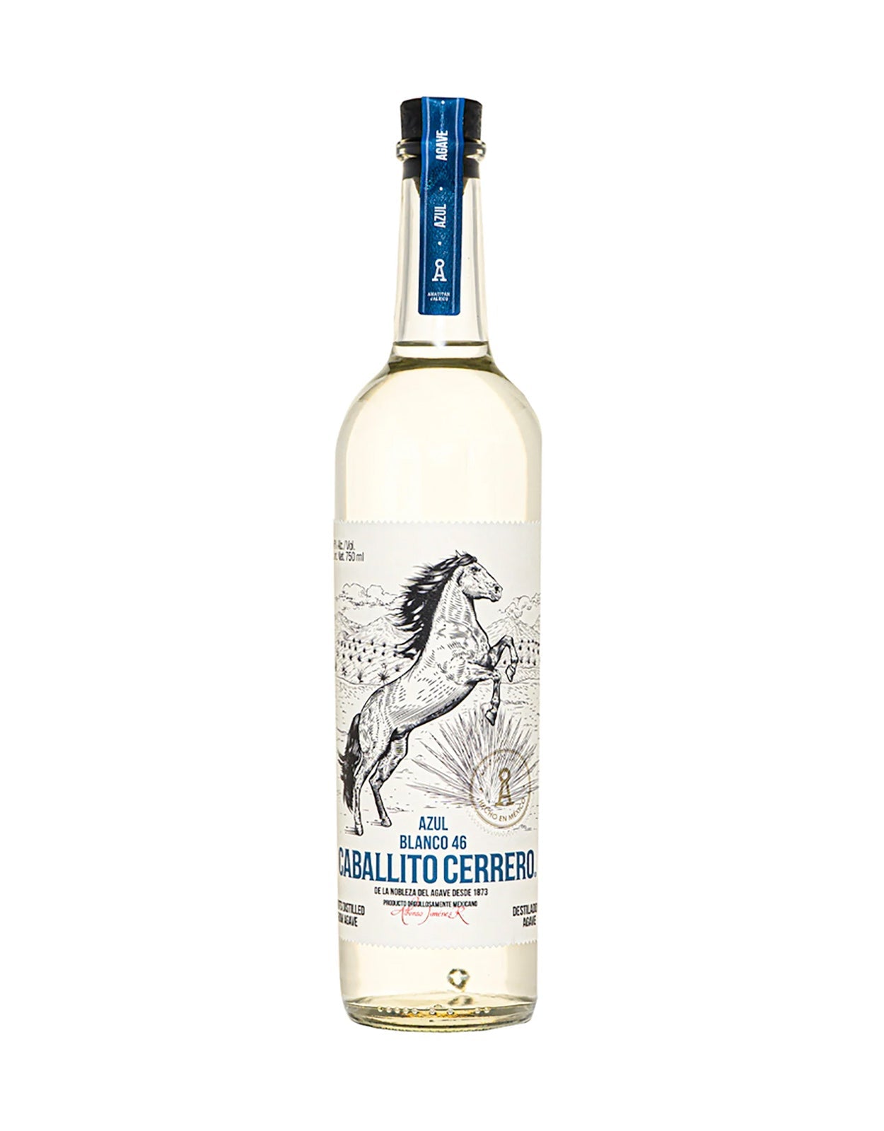 Caballito Cerrero Azul Blanco 46 Mezcal