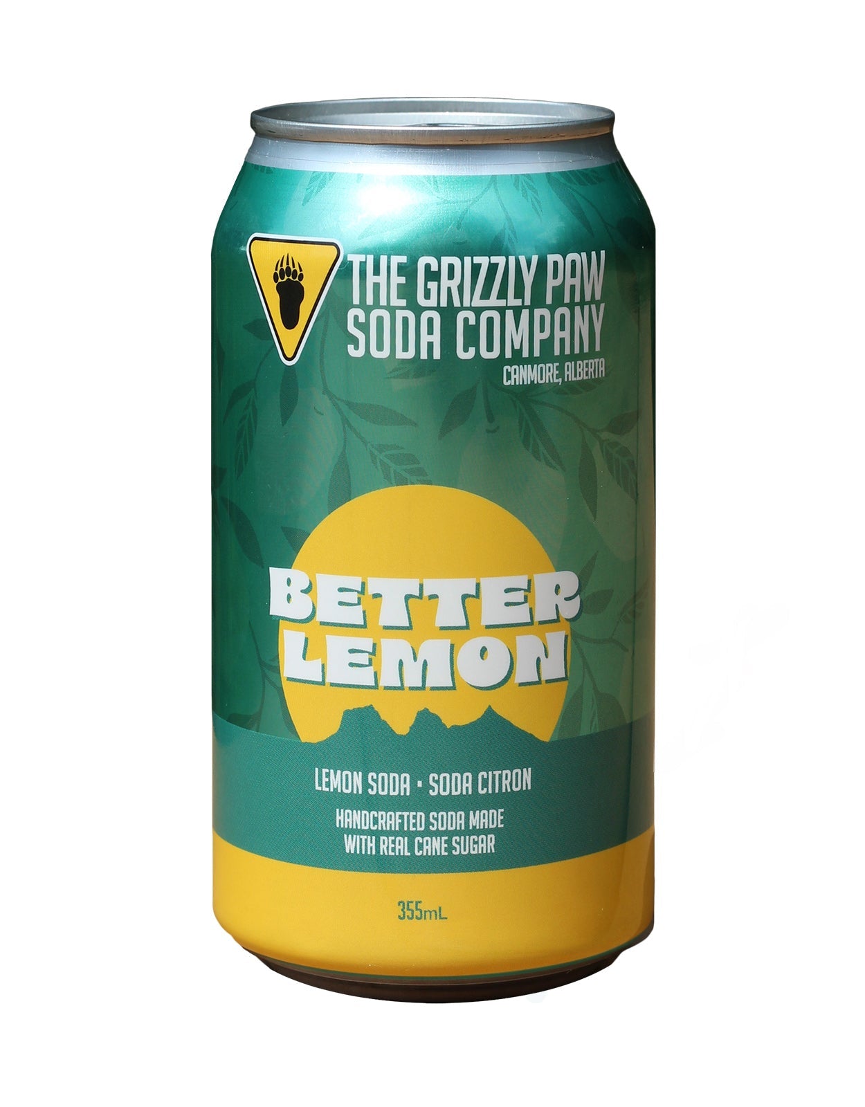Grizzly Paw Better Lemon Soda (Non Alcoholic) 355 ml - 24 Cans