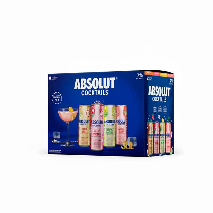 8C ABSOLUT RTD MIXER PACK COSMO 8X355ml