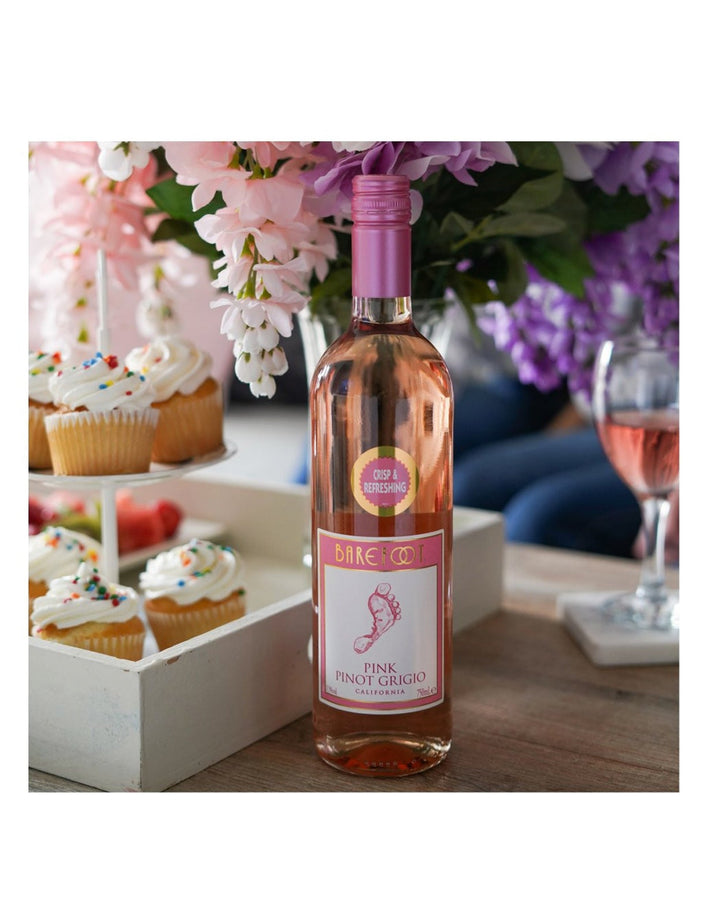 Barefoot Pink Pinot Grigio - 12 Bottles