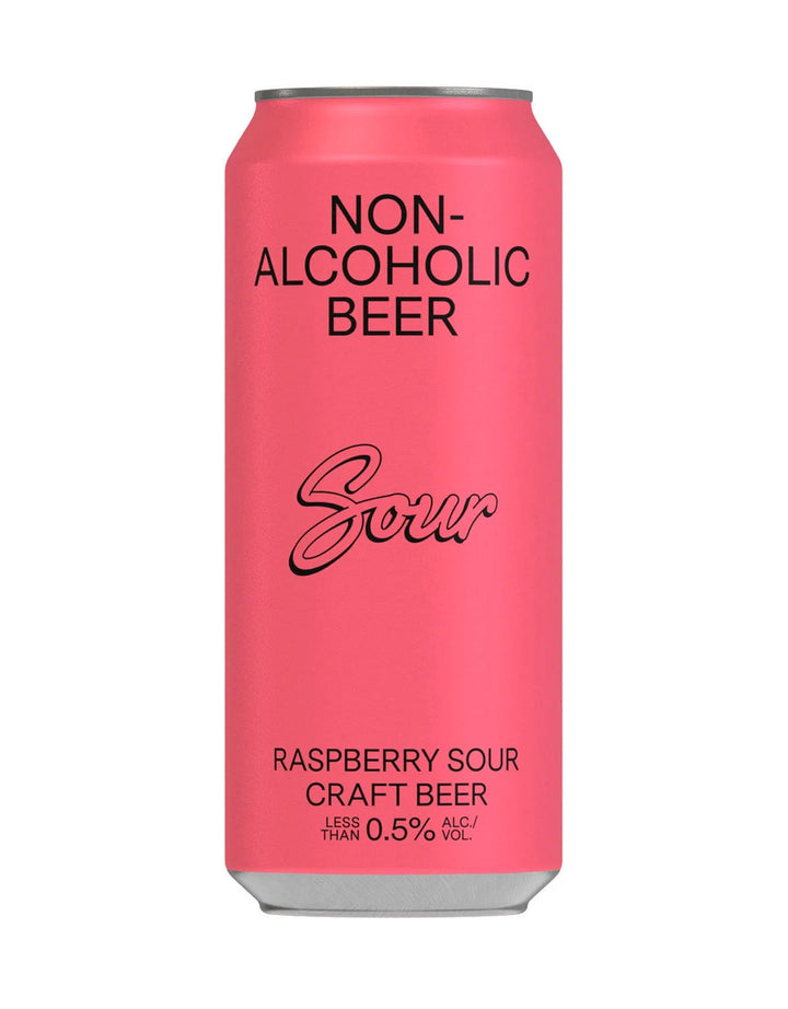 Biere Sans Alcool Raspberry Sour (Non Alcoholic) 473 ml - 24 Cans
