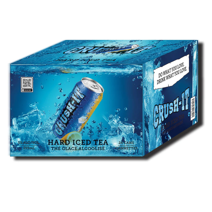 24C CRUSH IT HARD ICED TEA 24X355ML - 24C CRUSH IT HARD ICED TEA 24X355ML