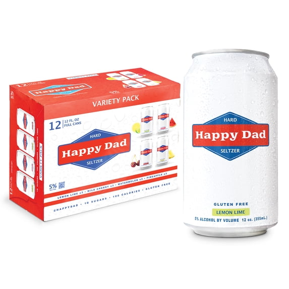 6C HAPPY DAD HARD SELTZER VARIETY PACK 6X355ML