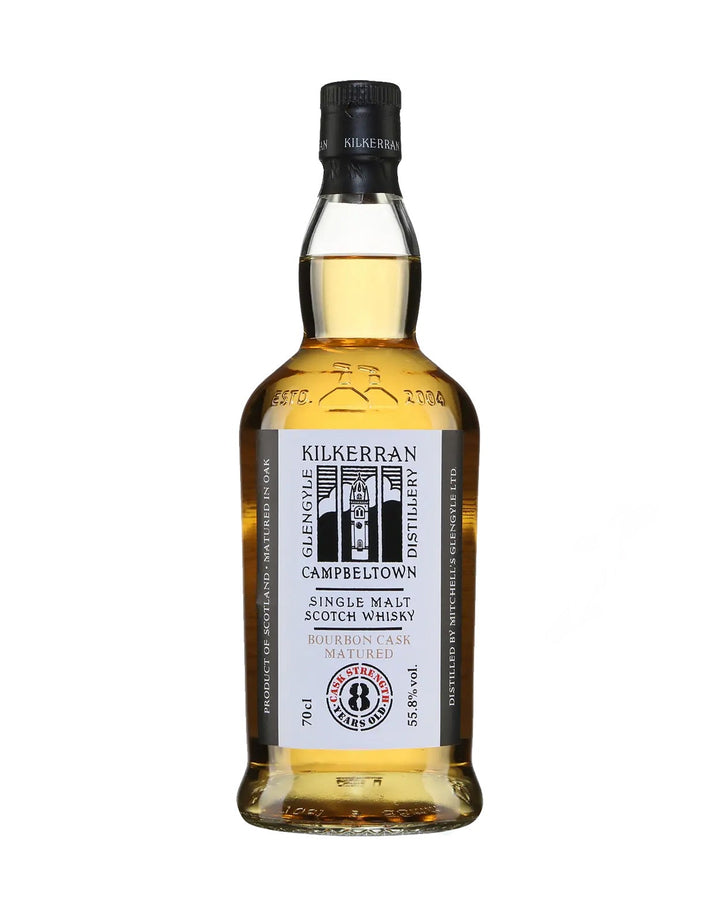 Kilkerran 8 Year Old Single Malt - Cask Strength, Bourbon Cask Matured**