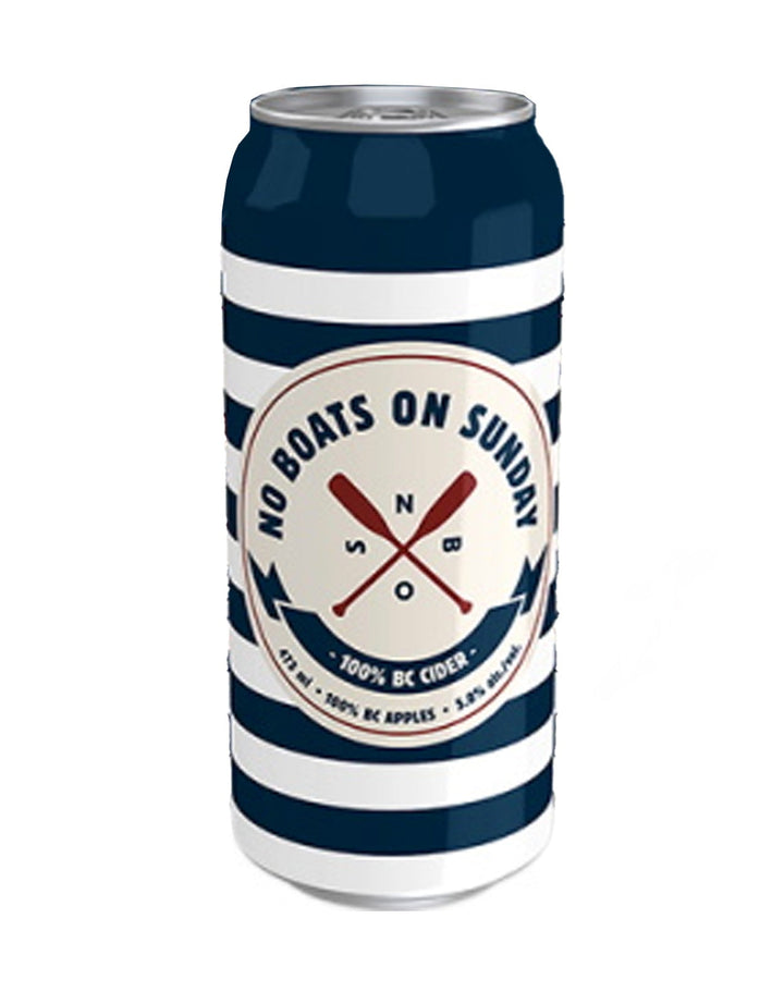 No Boats On Sunday BC Cider 473ml – 24 Cans