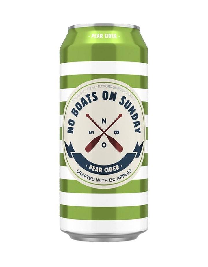 No Boats On Sunday Pear Cider 473ml – 24 Cans