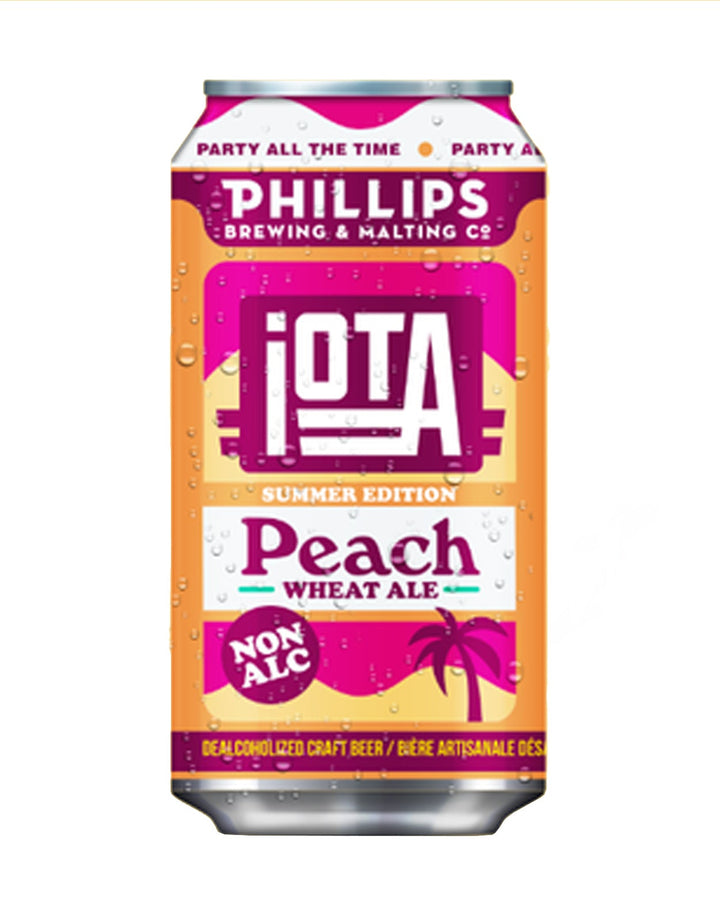 Phillips IOTA Peach Wit (Non Alcoholic) 355 ml - 24 Cans