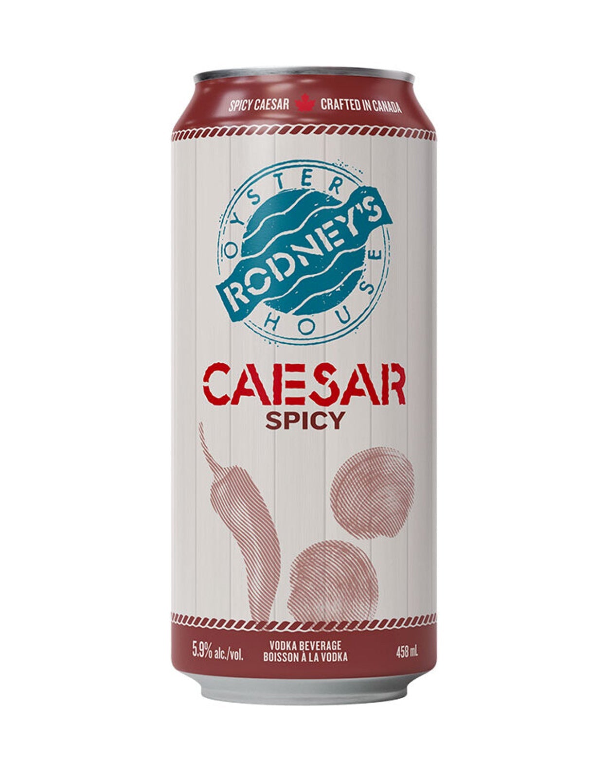 Rodney's Spicy Caesar 458 ml - 24 Cans