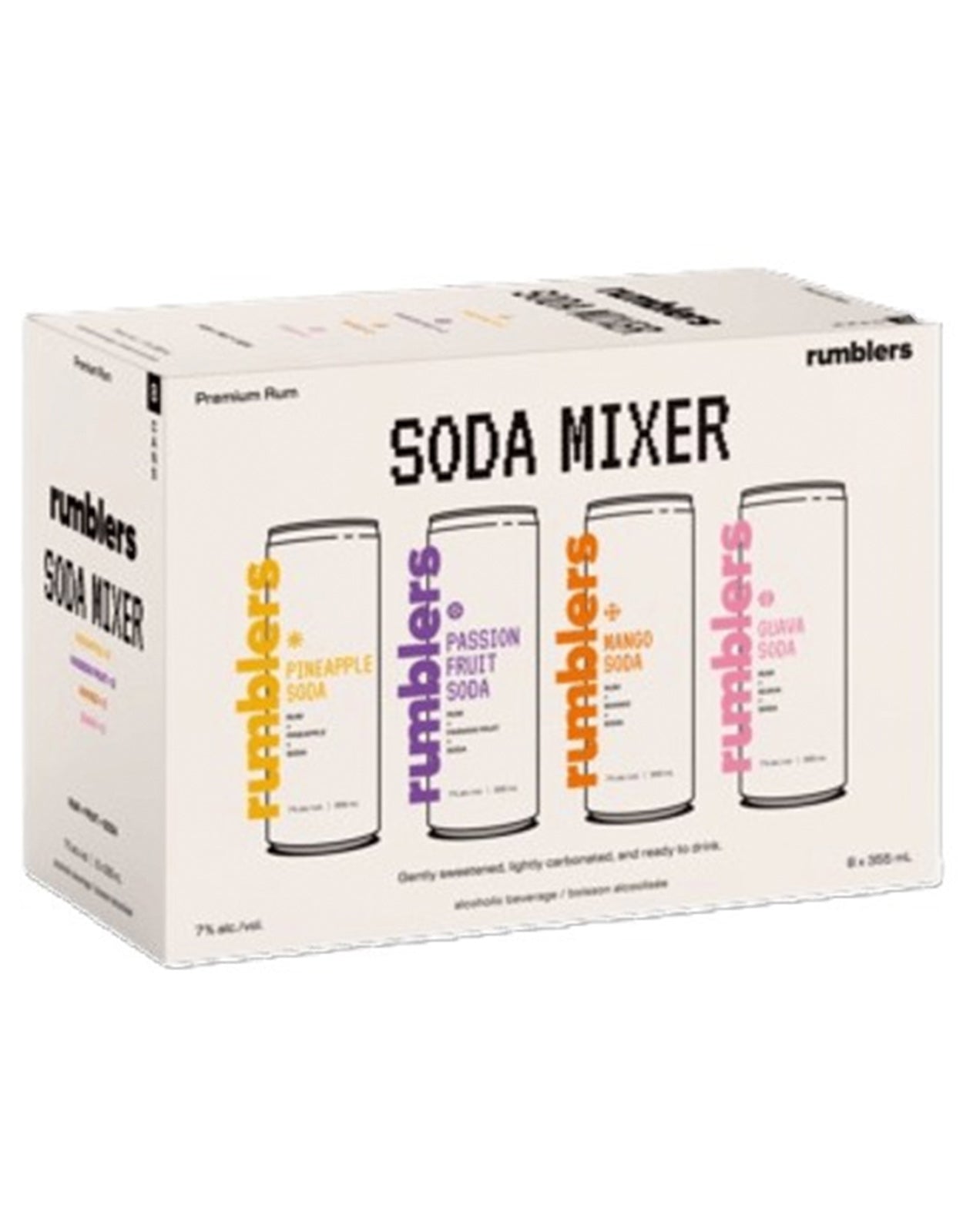 Rumblers Soda Mixer 355 ml – 24 Cans