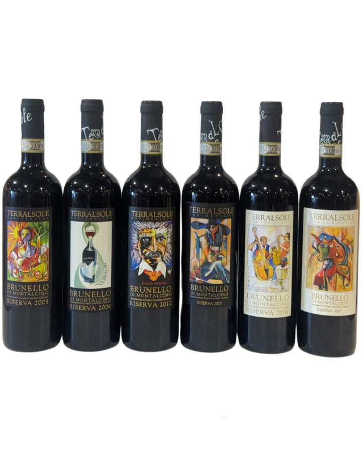 Terralsole Brunello Riserva Vertical Mixed Pack (2005, 2006, 2012, 2015, 2016, 2017)