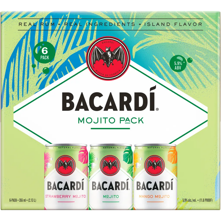 6C BACARDI MOJITO 6X355ML