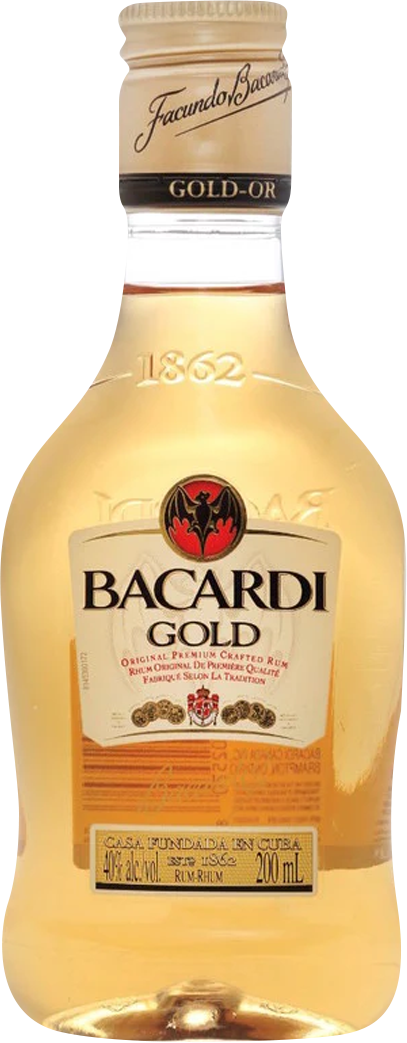 BACARDI GOLD RUM P 200ML