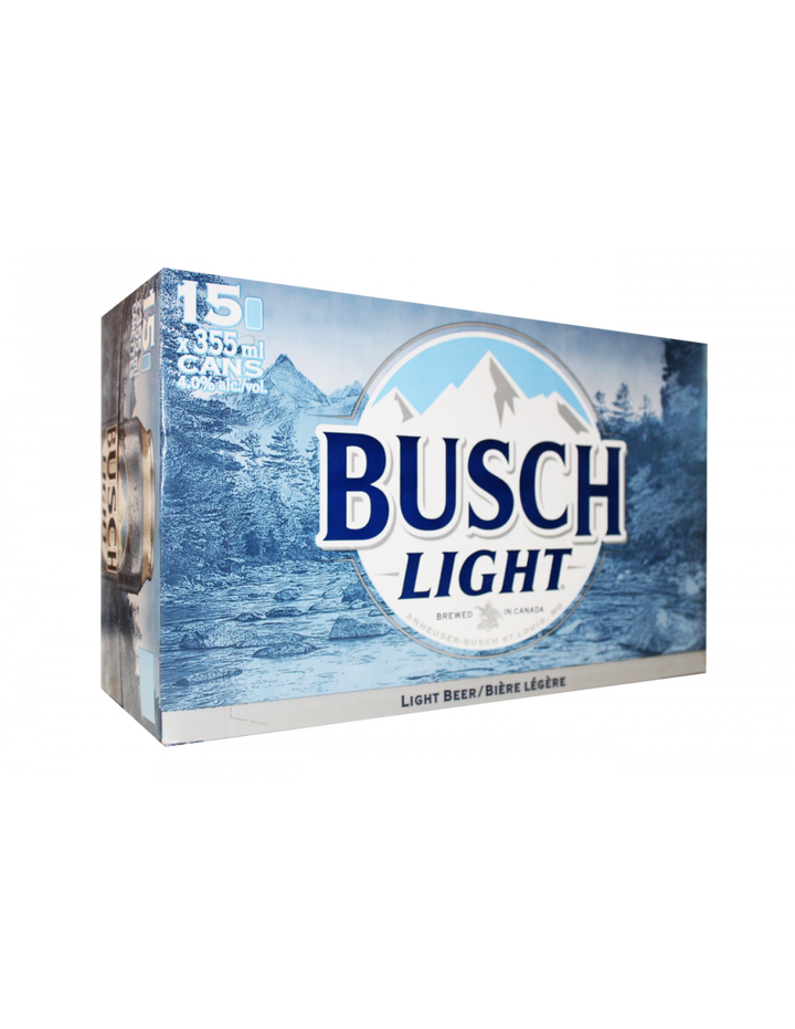 BUSCH LIGHT 355ML 15 CAN