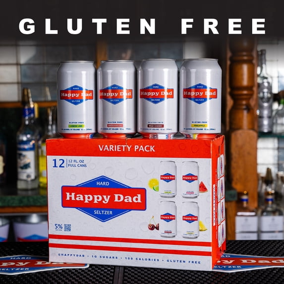 6C HAPPY DAD HARD SELTZER VARIETY PACK 6X355ML