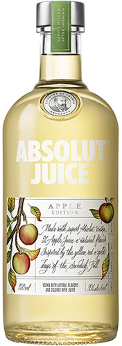 ABSOLUT JUICE APPLE VODKA 750ml