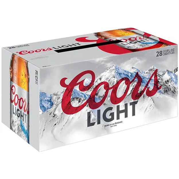 COORS LIGHT 28 X Bottle 341ML