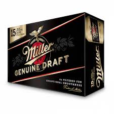 15C MILLER GENUINE DRAFT 15X355ML