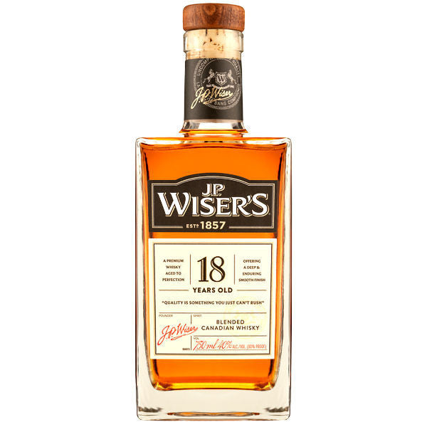 J.P. Wiser's 18 Years Old Blended Canadian Whisky 750ml